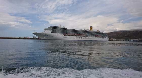 EN MAYO DE 2018 NOS VISITÓ EL CRUCERO COSTA MEDITERRANEA, ¿VOLVEREMOS A VER ESTE TIPO DE BUQUES?